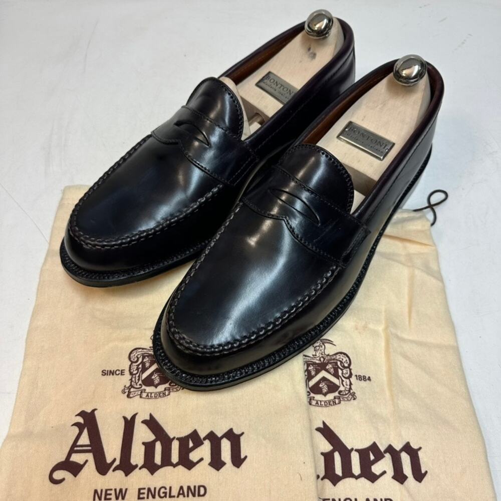 NWOT Todd Snyder x Alden 986 Cordovan Leisure Handsewn Loafer LHS Color 8 11.5 D